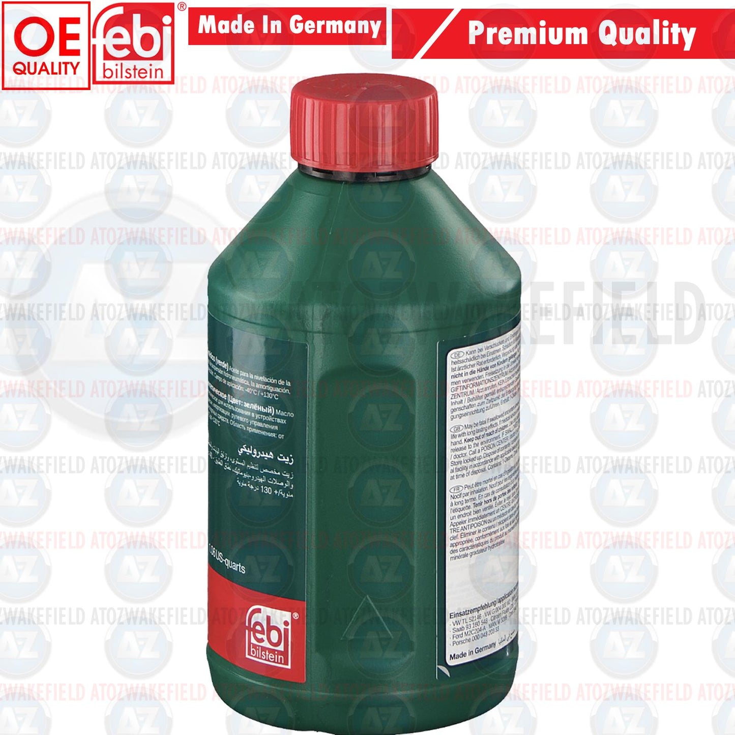 Hydraulic Fluid CHF 11S Power Steering Oil 1 Ltr Fits Audi BMW VW Febi 06161