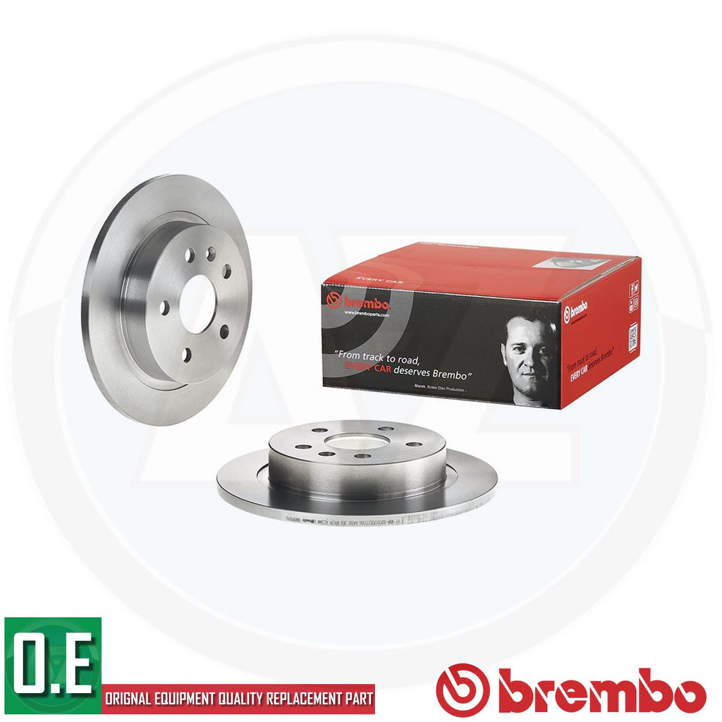 BREMBO BRAKE DISCS PAIR REAR AXLE 08.A790.10