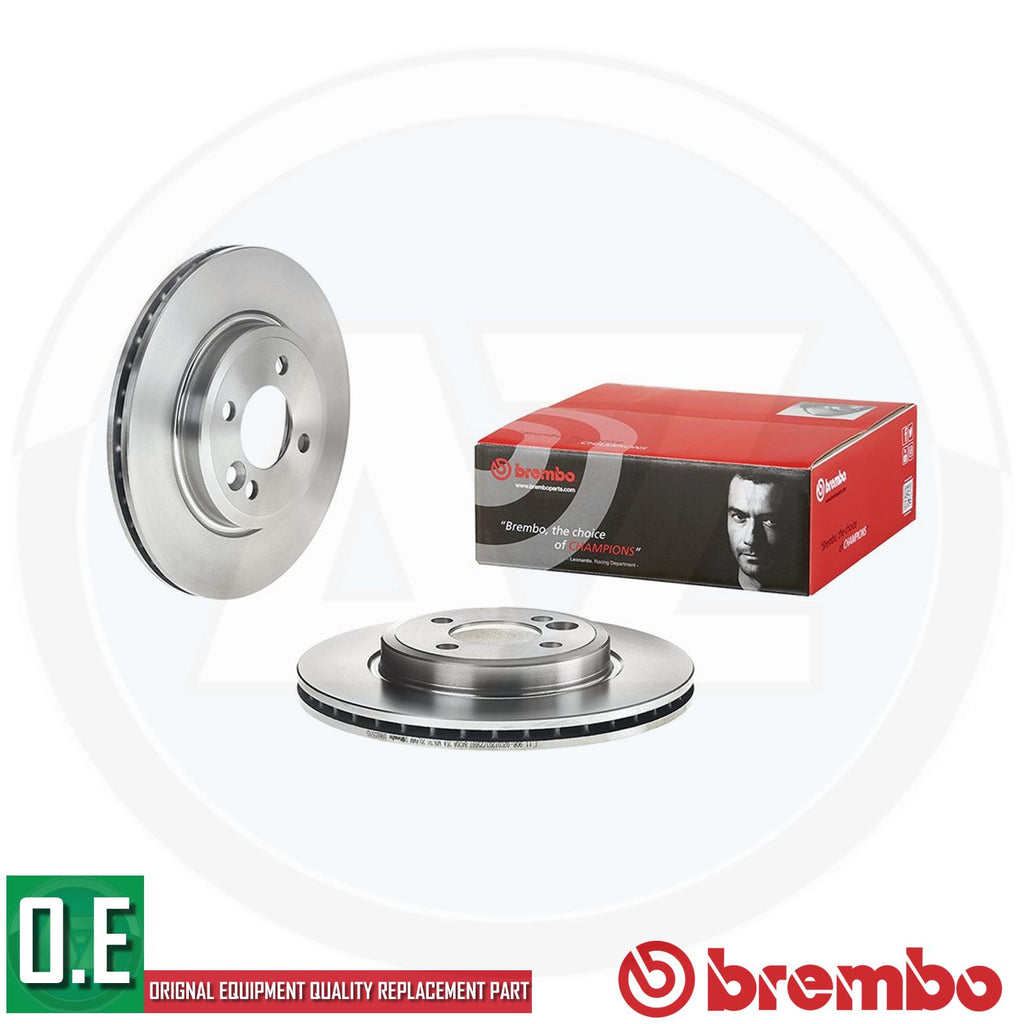 BREMBO BRAKE DISCS PAIR FRONT AXLE 09.8655.10
