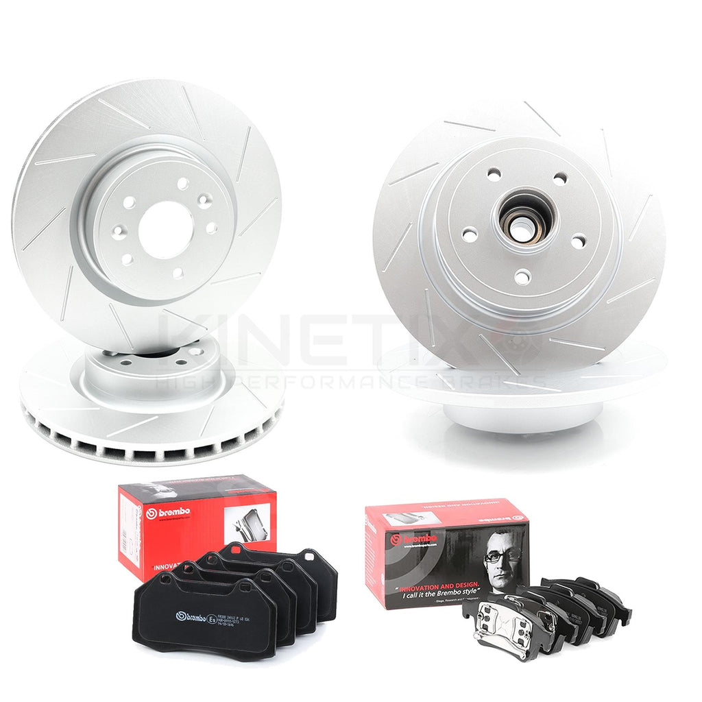 FOR RENAULT MEGANE 2.0 SPORT CUP 225 FRONT REAR BRAKE DISCS PADS BEARING