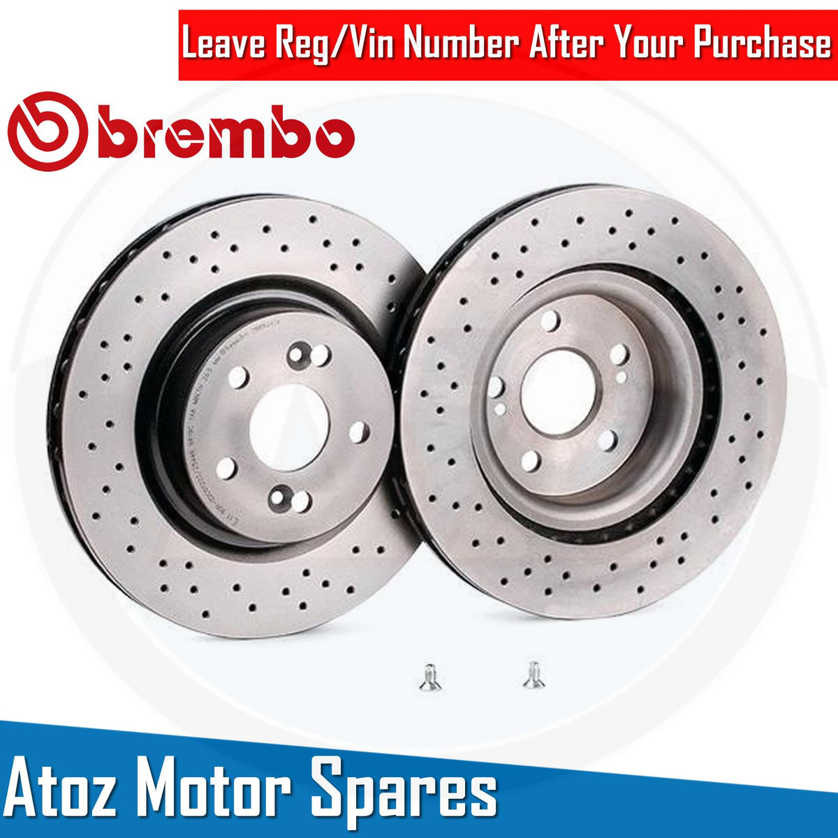 FOR RENAULT MEGANE SPORT MK2 RS225 FRONT BREMBO XTRA BRAKE DISCS PAIR 312mm