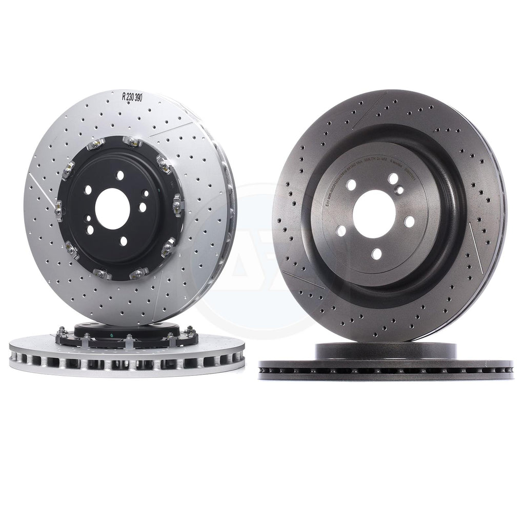 FOR MERCEDES AMG GT C63 C63S E63 E63S S63 S65 BREMBO FRONT REAR BRAKE DISCS F/R