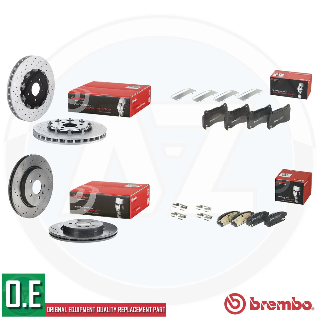 FOR VAUXHALL ASTRA (J) GTC VXR BREMBO OE FRONT REAR BRAKE DISCS PADS 355mm 315mm