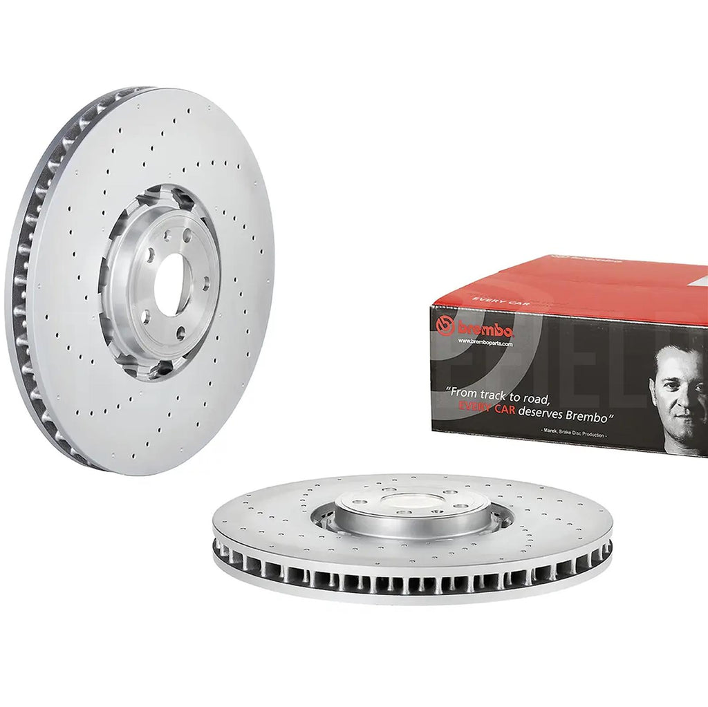FOR AUDI RS6 C8 RS7 4K FRONT BREMBO OEM BRAKE DISCS PAIR 420mm 4K0615301Q/R/S