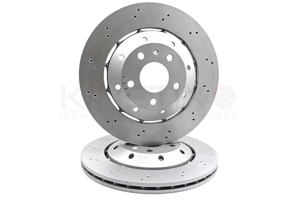 FOR AUDI RS5 B8 (8T3,8F7) 2010-2016 REAR DRILLED BRAKE DISCS 330mm 8T0615601A
