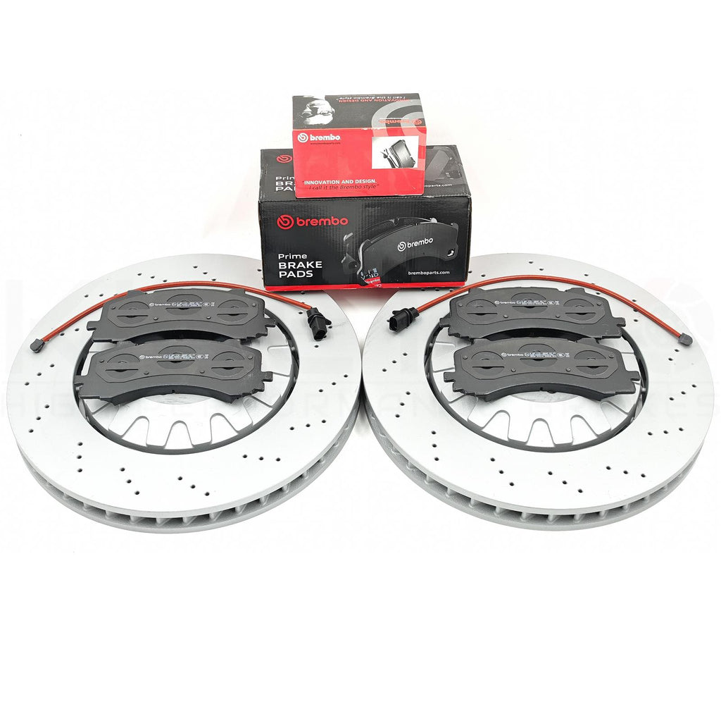 FOR AUDI Q7 Q8 SQ7 SQ8 E-TRON FRONT BRAKE DISCS BREMBO PADS 400mm 4M0615301AP
