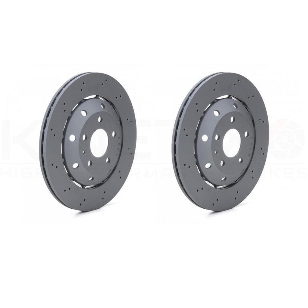 FOR AUDI RS4 B8 (2012-2015) REAR BRAKE DISCS PAIR 330mm X 22mm 8K0615601G