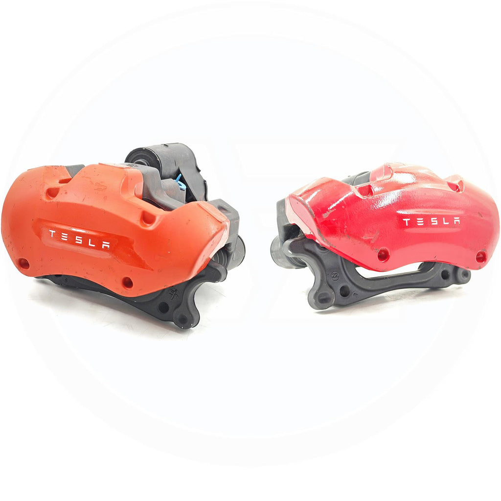 GENUINE TESLA MODEL Y PERFORMANCE REAR LEFT RIGHT BRAKE CALIPERS PAIR OE