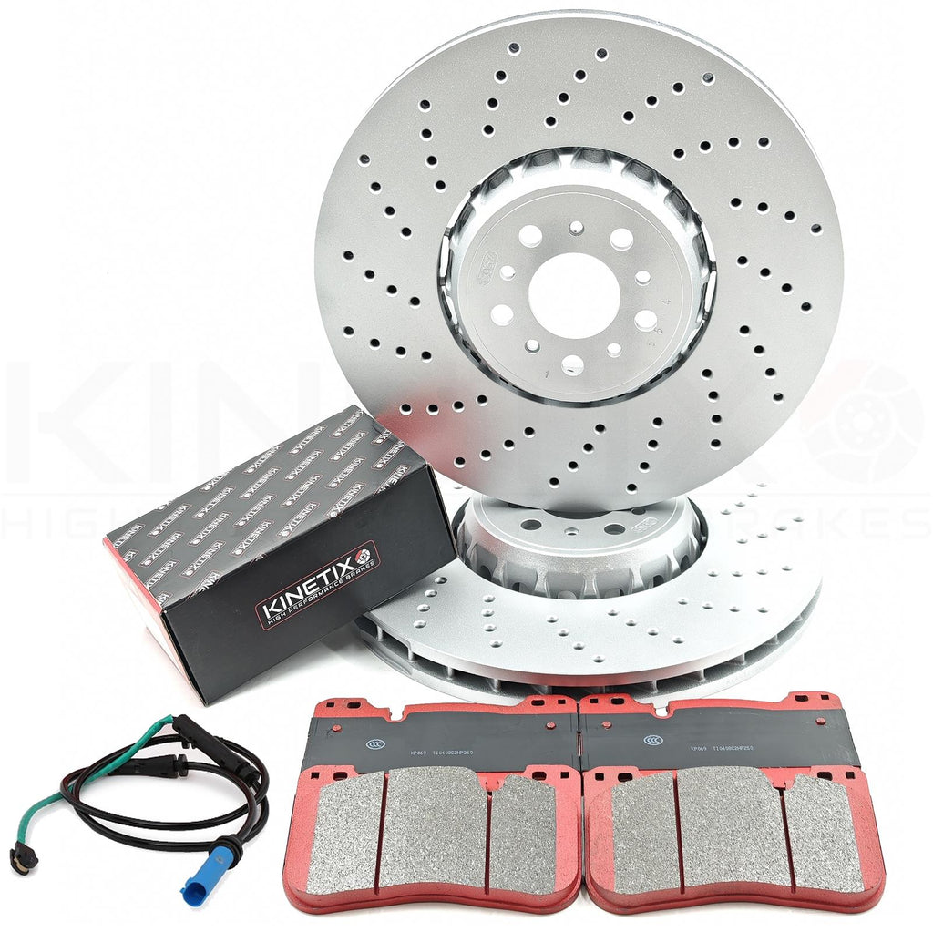 FOR BMW M8 F91 F92 F93 COMPETITION FRONT LEFT RIGHT BRAKE DISCS RACING PADS 395m