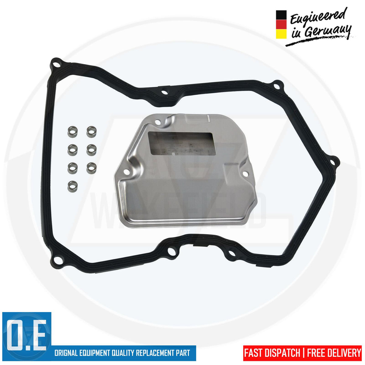 for VW TRANSPORTER T5 3.2 AUTOMATIC TRANSMISSION GEARBOX FILTER PAN 5L OIL KIT