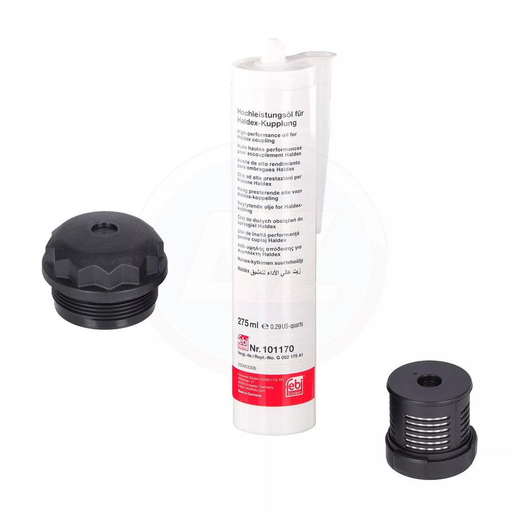 FOR AUDI TT S3 VW GOLF R32 4WD (99-2006) REAR DIFFERENTIAL HALDEX FILTER OIL KIT