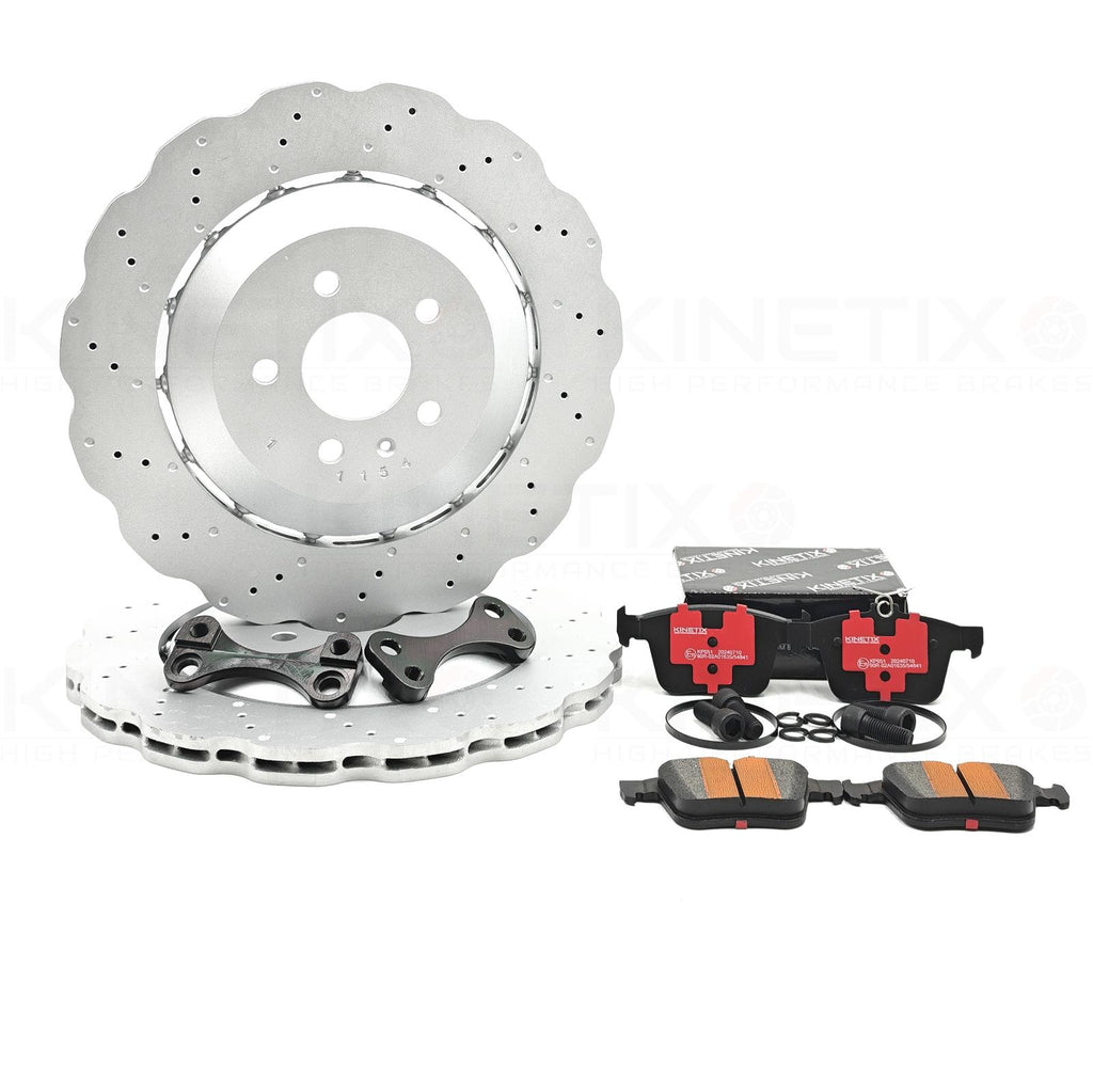 REAR 356mm RS7 BRAKE DISC UPGRADE FOR SQ2 TTS TTRS S3 RS3 GOLF R GTI LEON CUPRA