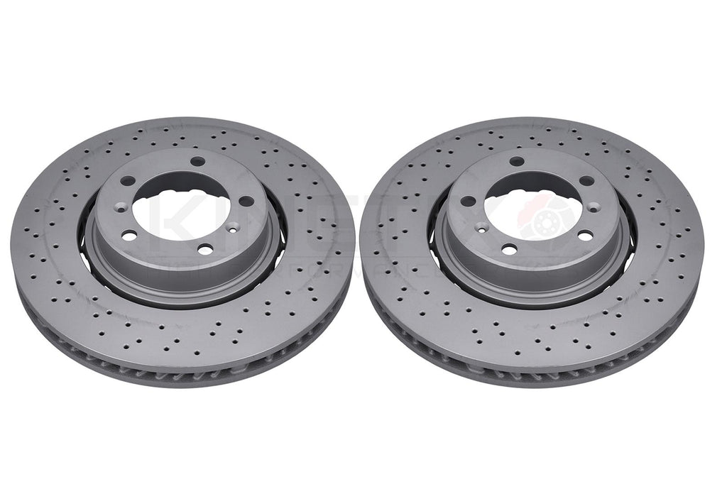 FOR PORSCHE 911 (991) 3.0 CARRERA S 4S TARGA 15-19 FRONT BRAKE DISCS PAIR 350mm