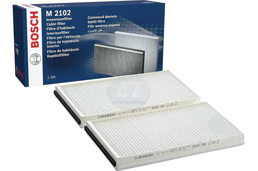 FOR BMW 5 SERIES E61 E60 520d 525d 530d 535d CABIN POLLEN FILTERS MICROFILTER X2