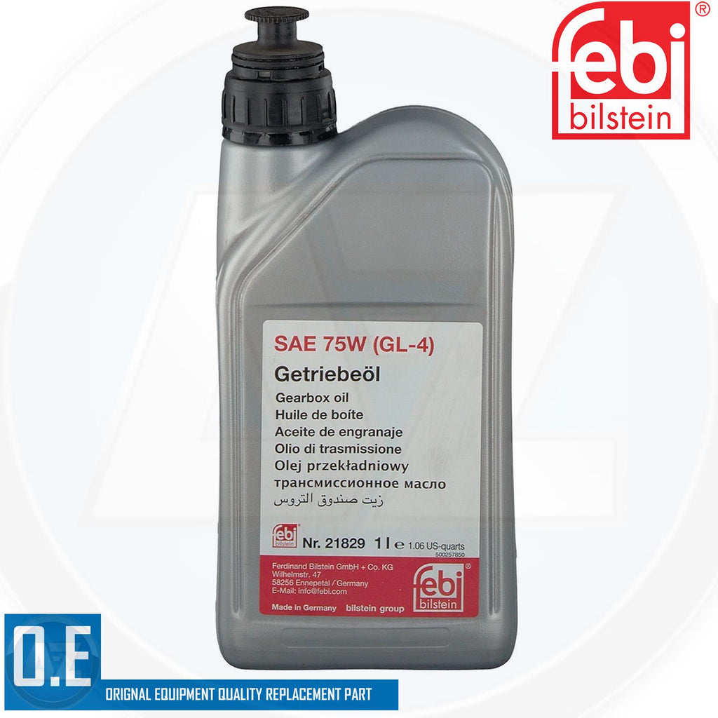 FEBI BILSTEIN GERMANY MANUAL TRANSMISSION GEARBOX OIL YELLOW 21829 FEBI