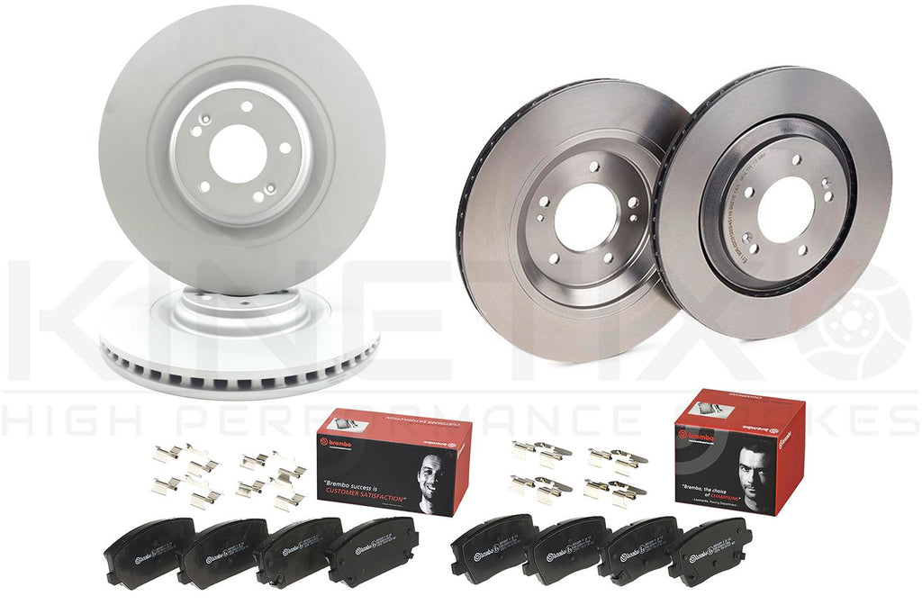 FOR HYUNDAI I30 N KONA N 2.0 N 21- FRONT REAR BRAKE DISCS BREMBO PADS 360mm 314m