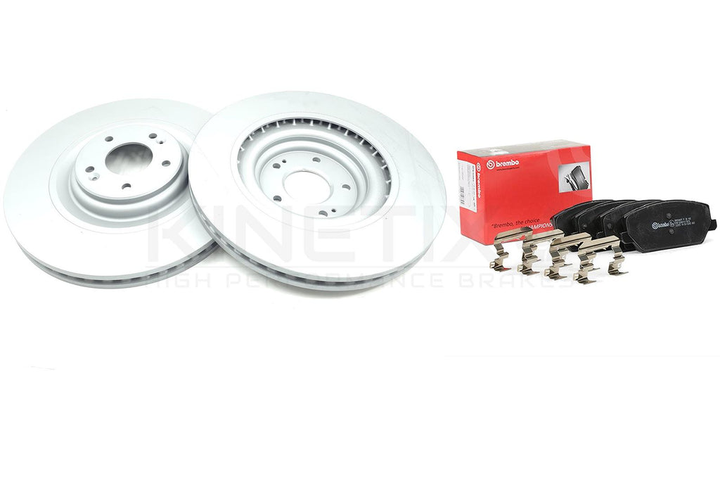 FOR HYUNDAI I30 N KONA N 2.0 N 2021- FRONT BRAKE DISCS BREMBO PADS 360mm COATED