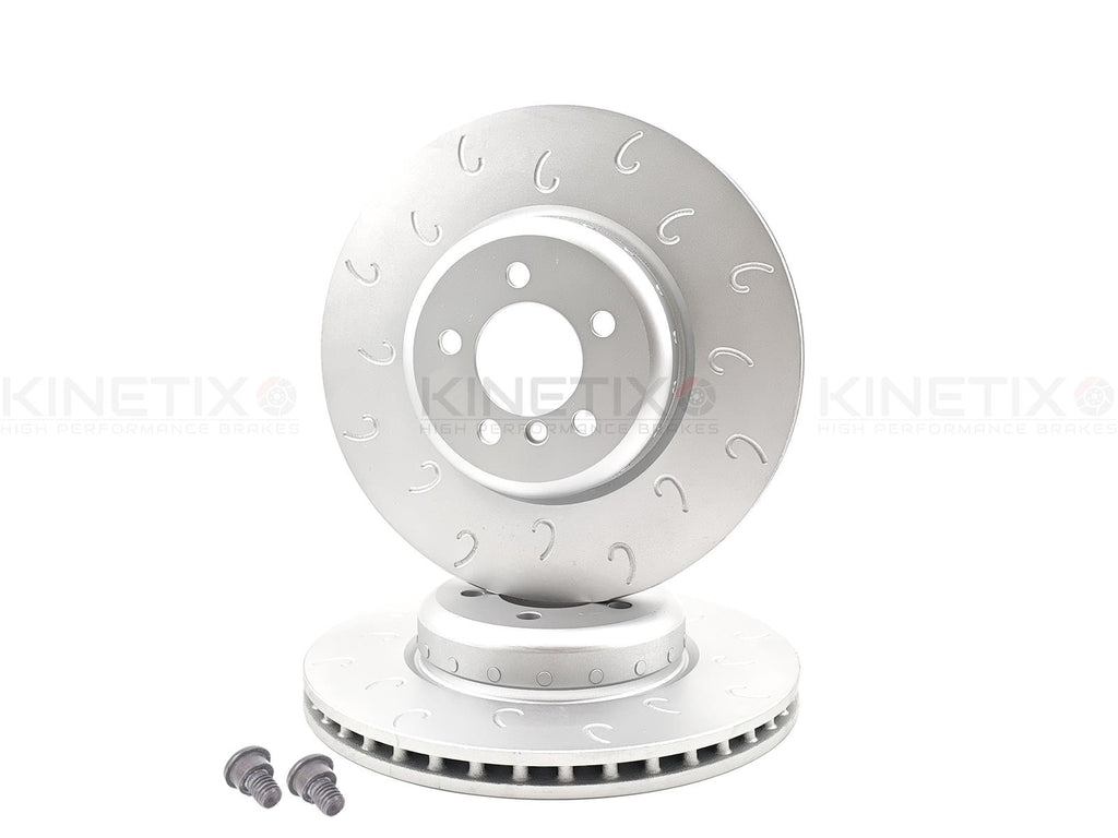 FOR BMW 330d 430d 335d 435d 335i 435i 340i 440i M SPORT FRONT BRAKE DISCS 370mm