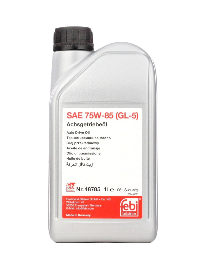 FOR AUDI RS4 RS5 RS6 RS7 Q7 Q8 RSQ8 SQ7 SQ8 REAR DIFFERENTIAL OIL G052190A2