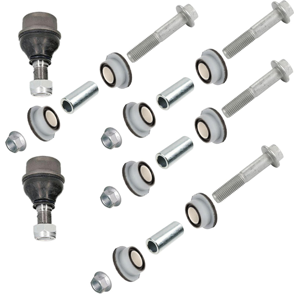 FOR IVECO DAILY 2014- 2 FRONT LOWER SUSPENSION WISHBONE ARM BALL JOINTS BUSHES