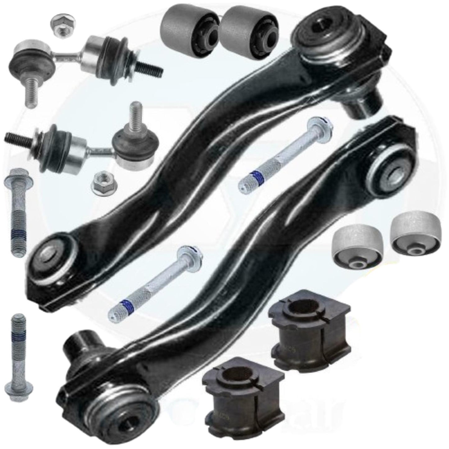 FOR JAGUAR X-TYPE REAR SUSPENSION LOWER CONTROL ARMS ANTI ROLL BAR BUSHES LINKS