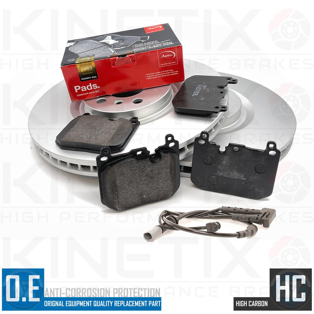 FOR BMW 128ti M135i M235i F39 F40 F44 X2 M35i FRONT BRAKE DISCS APEC PADS SENSOR