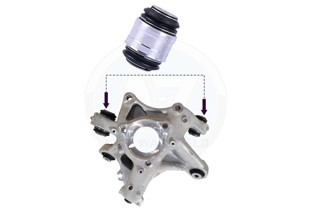 FOR TESLA MODEL 3 5YJ3 MODEL Y 5YJY REAR AXLE RH LH KNUCKLE HUB BUSH MOUNTING