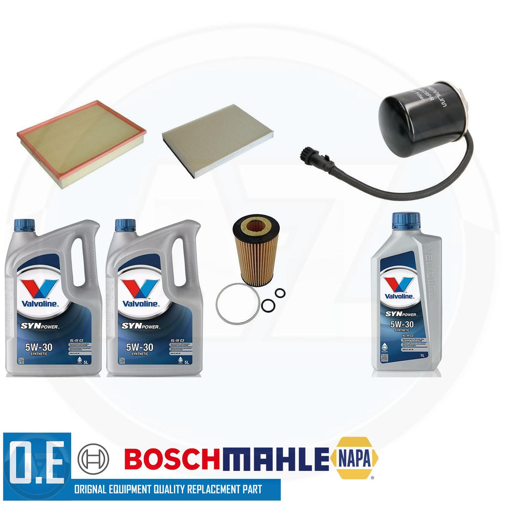 FOR MERCEDES SPRINTER AIR OIL CABIN DIESEL FUEL FILTER SERVICE KIT 11L OIL