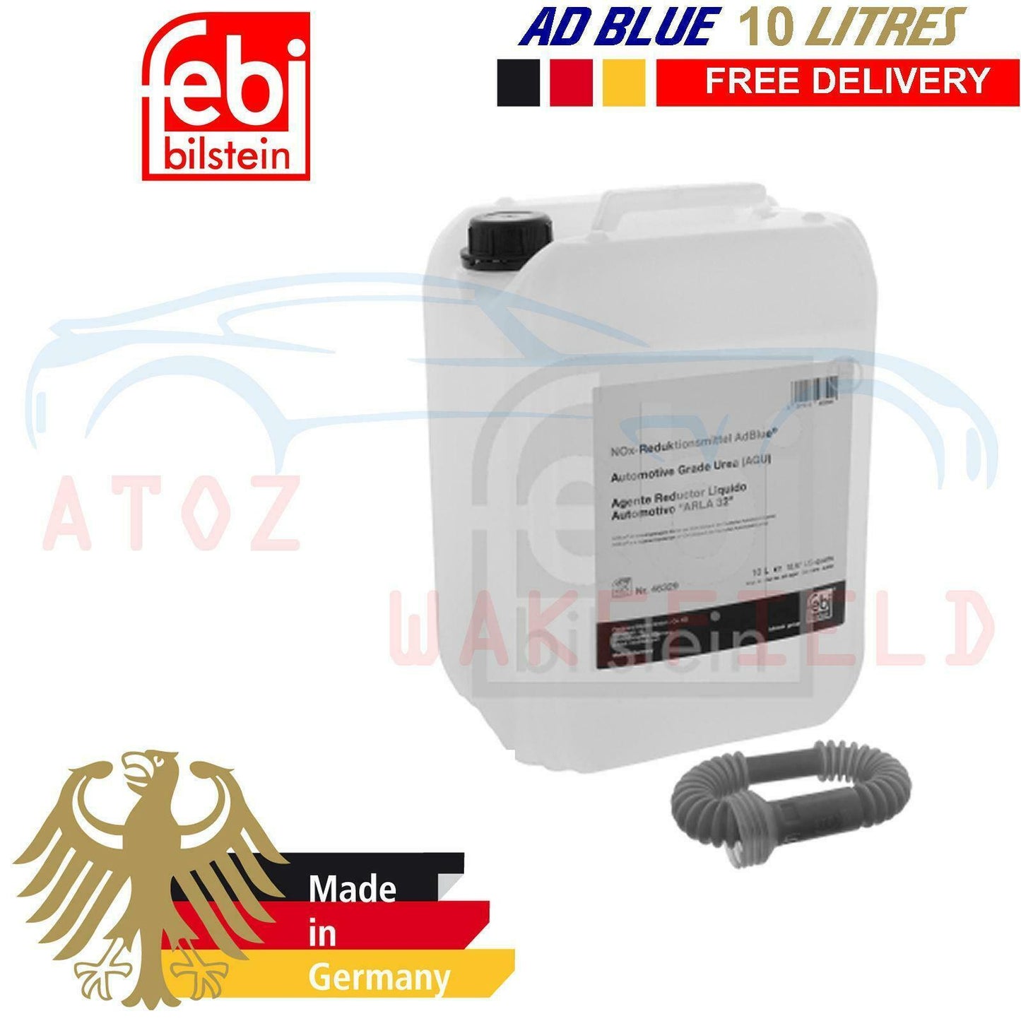 ADBLUE AD BLUE SOLUTION FOR AUDI BMW JAGUAR LAND ROVER MERCEDES RANGE ROVER 10L