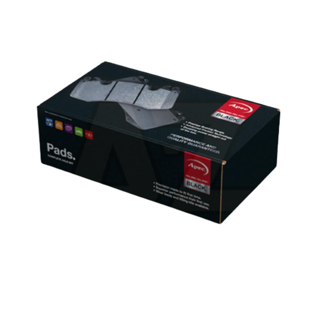 FOR AUDI S3 SQ2 VW GOLF R GTI SEAT LEON CUPRA APEC BLACK FRONT BRAKE PADS