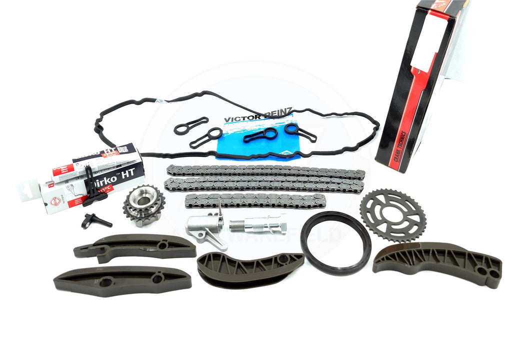 FOR BMW 5 SERIES F10 F11 518d UPPER LOWER DIESEL TIMING CHAIN GEAR TENSIONER KIT