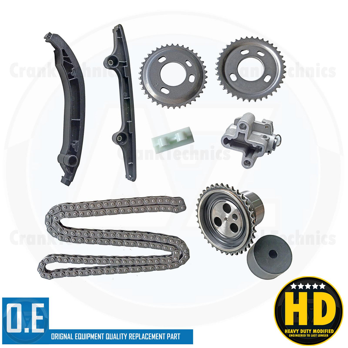 FOR FIAT DUCATO 2.2 D 2006- UPRATED DIESEL ENGINE TIMING CHAIN KIT SET AZK056
