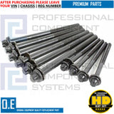 FOR FIAT DUCATO IVECO DAILY BOXER RELAY CYLINDER HEAD BOLTS SET 2.3 JTD 2002- ON