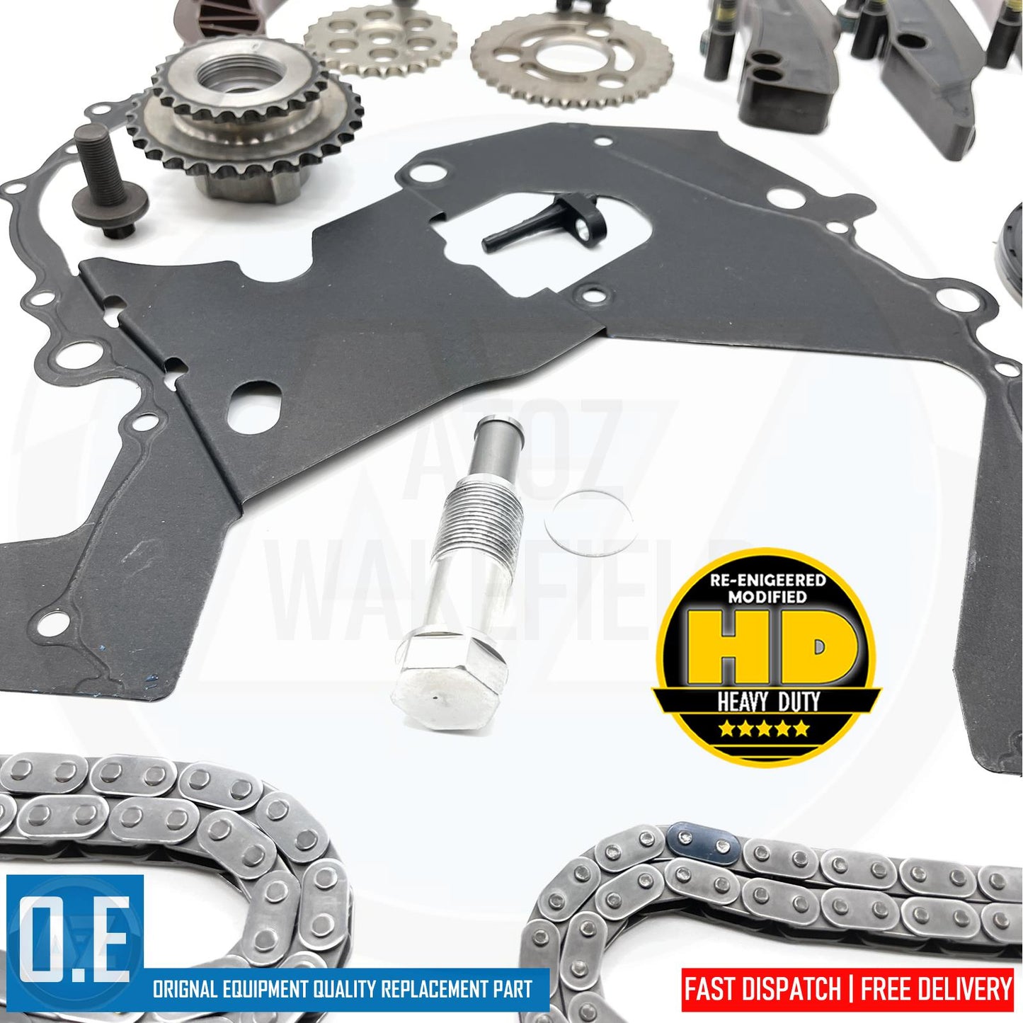FOR BMW 330d 335d 430d 435d 530d 535d 640d 730d 740d TIMING CHAIN KIT & BOLTS