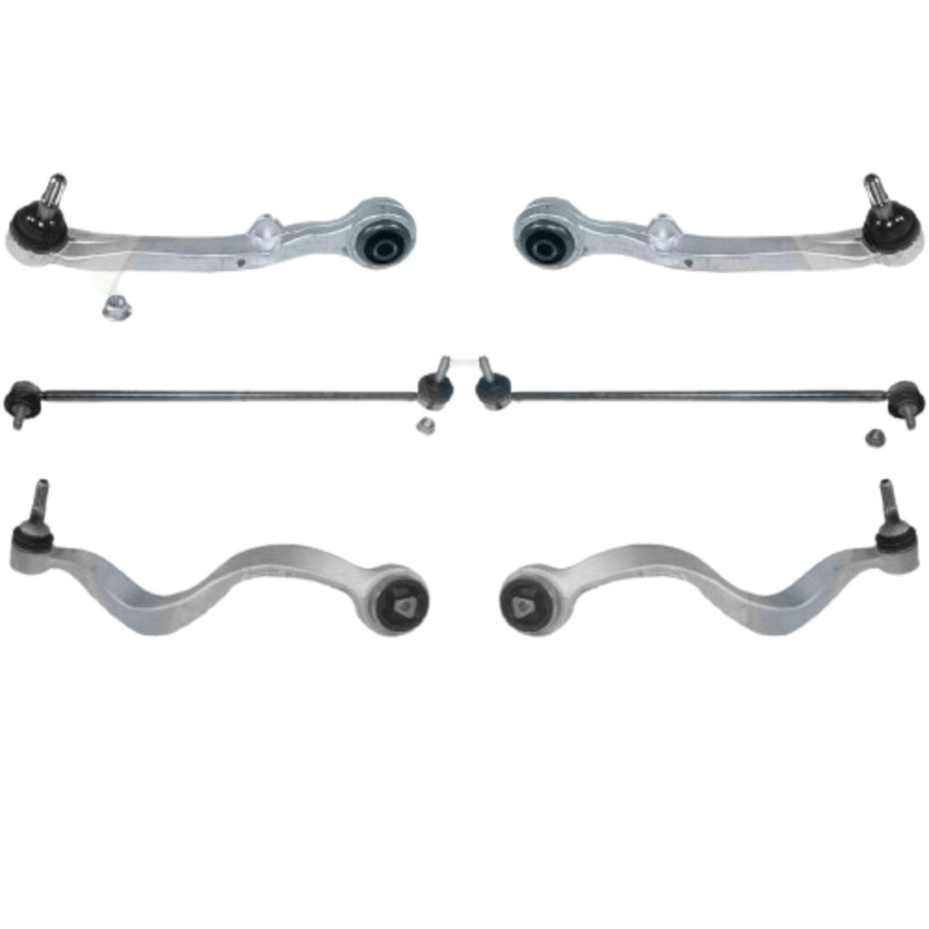 BMW 7 SERIES FRONT SUSPENSION WISHBONE TRACK CONTROL ARMS STABILISER LINKS KIT