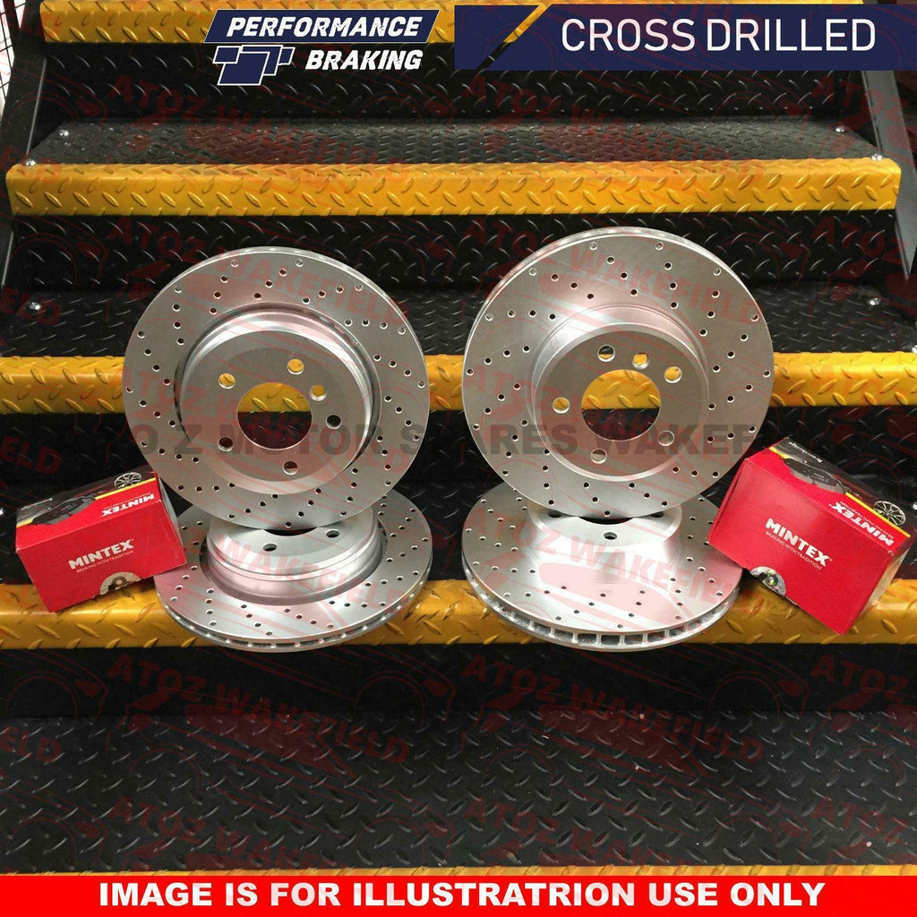 FOR BMW 5/6 SERIES E60 E61 E63 E64 FRONT REAR BRAKE DISCS MINTEX PADS 310m 320m