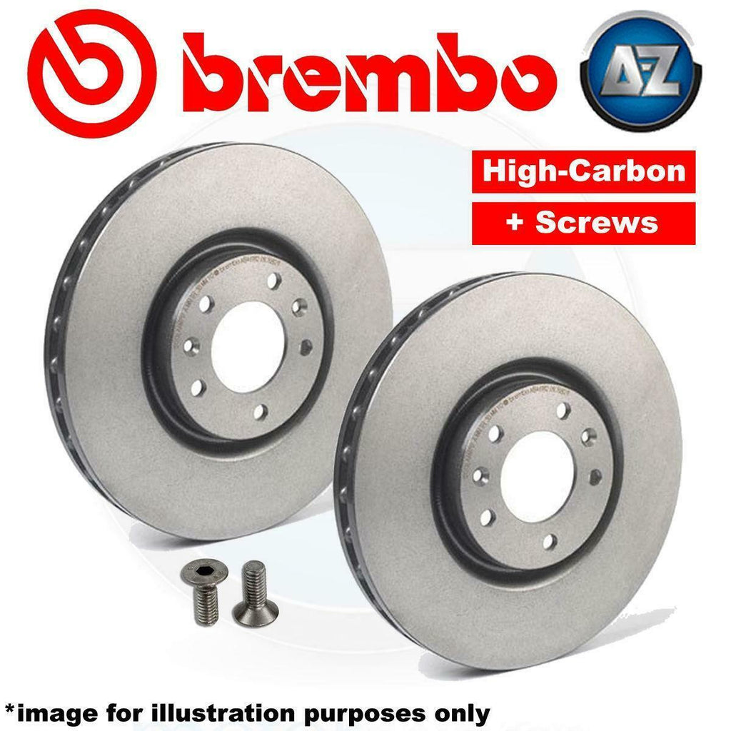 Brembo High Carbon/Internally Vented Front Brake Discs with screws 09.8404.10