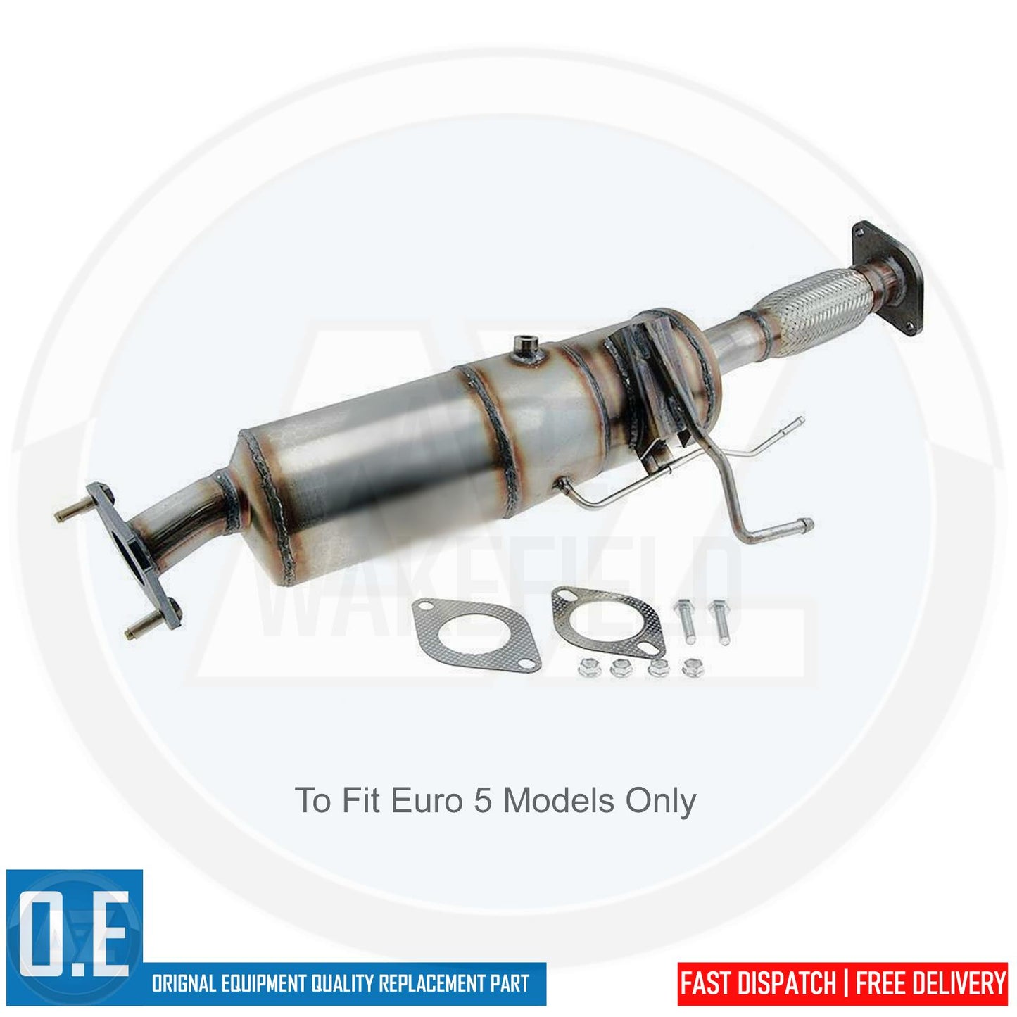 FOR NISSAN QASHQAI + 2 1.5 dCi 07-13 DPF DIESEL PARTICULATE FILTER & TEMP SENSOR
