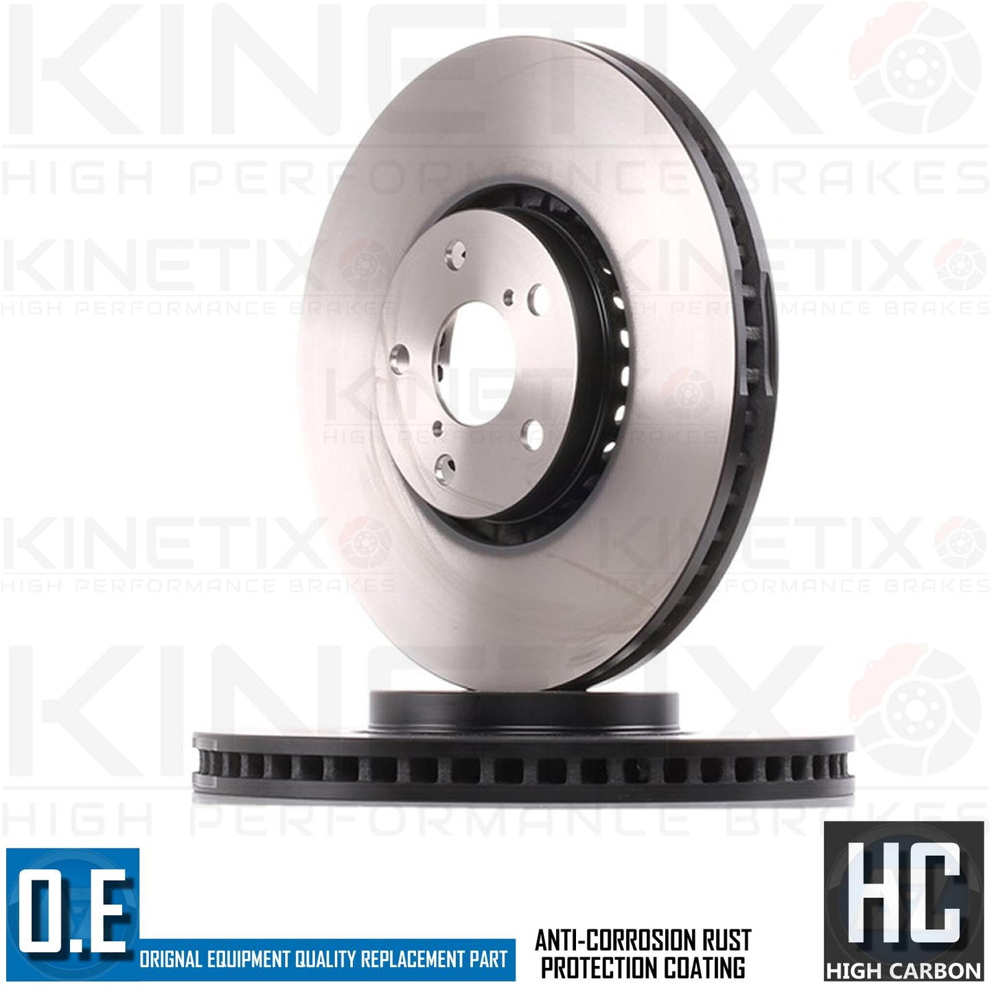 FOR LEXUS GS350 HIGH CARBON COATED FRONT LEFT RIGHT BRAKE DISCS PAIR 334mm