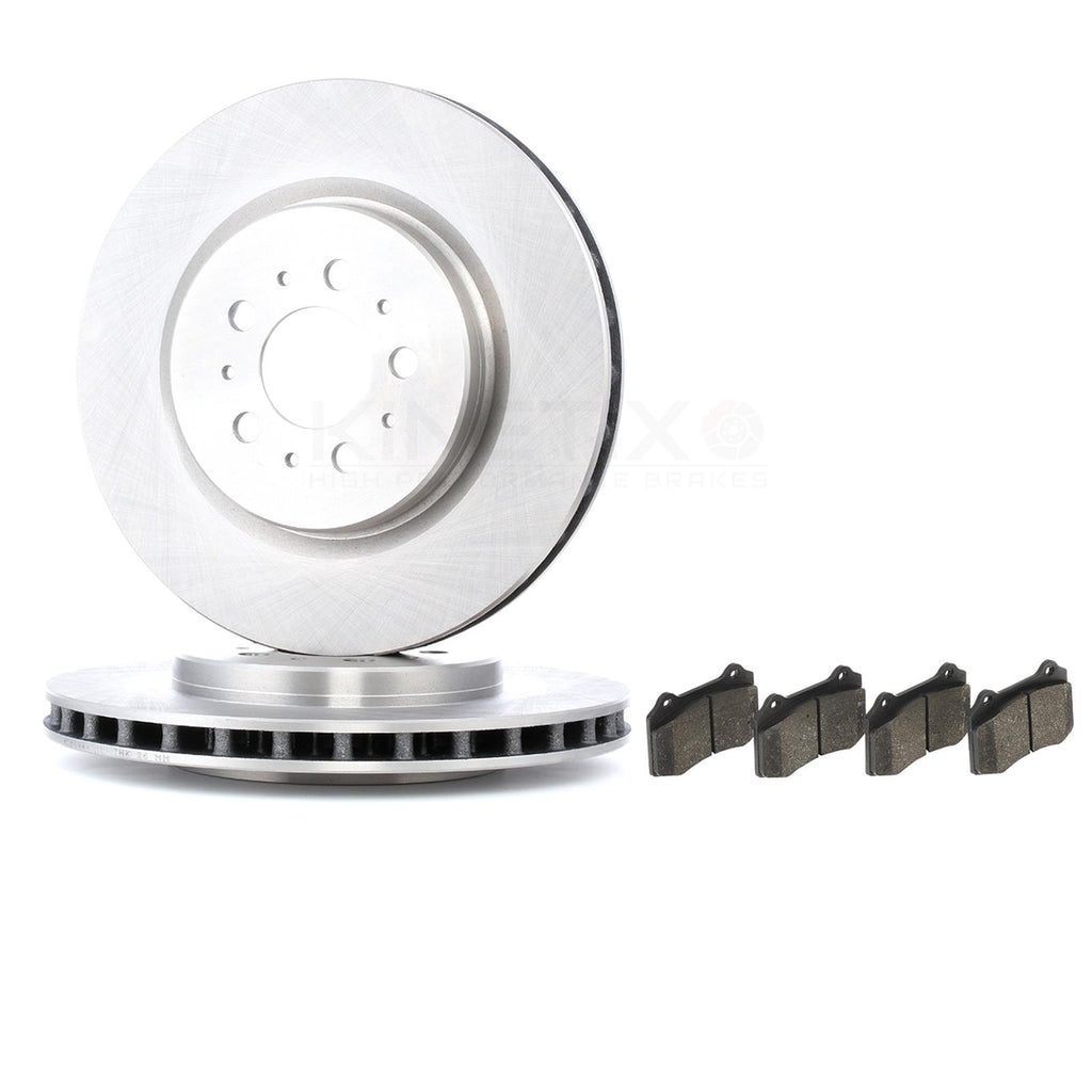 FOR VOLVO S60R V70R 2.5 T 2003- HIGH CARBON REAR BRAKE DISCS PADS 330mm