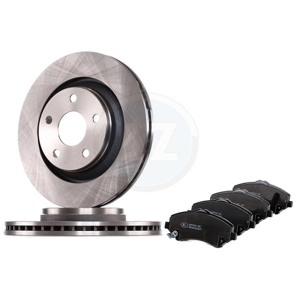 FOR JEEP WRANGLER (JK) 2.8 CRD 3.6 V6 3.8 FRONT HIGH CARBON BRAKE DISCS PADS
