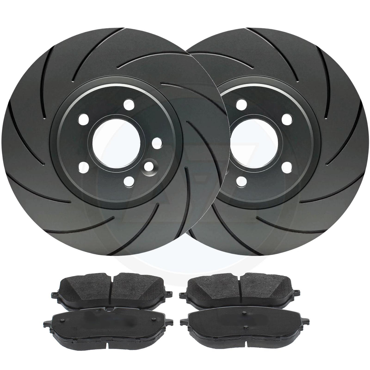 FOR PEUGEOT 508 3008 CITROEN C5 X CROSS GROOVED FRONT BRAKE DISCS PADS 330mm