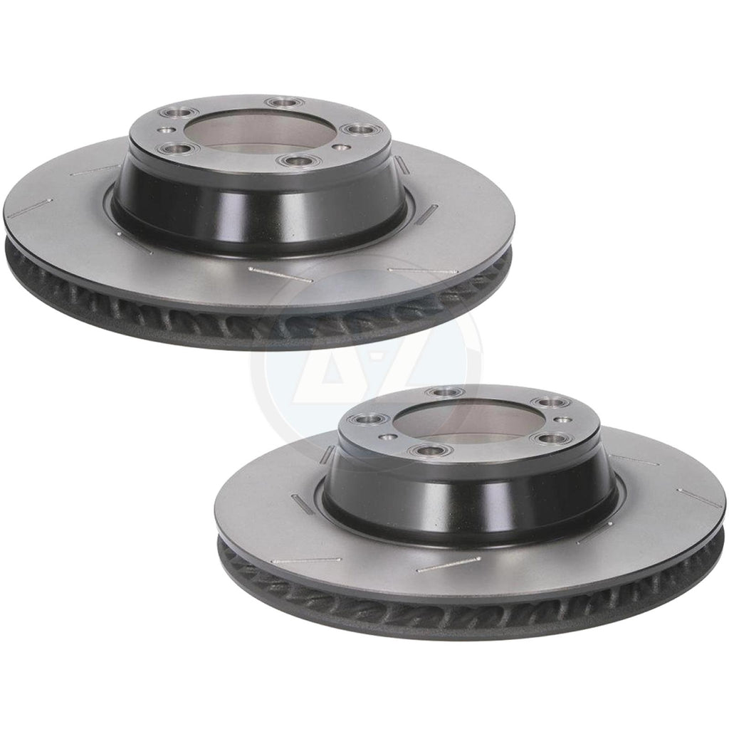 FOR PORSCHE PANAMERA 3.0 D 970 REAR BRAKE DISCS PAIR 330mm