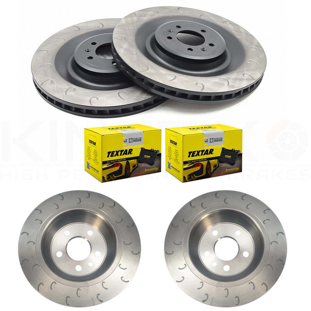 FITS PEUGEOT 308 GTI 1.6 GTi 250/270 J GROOVED FRONT REAR BRAKE DISCS PADS