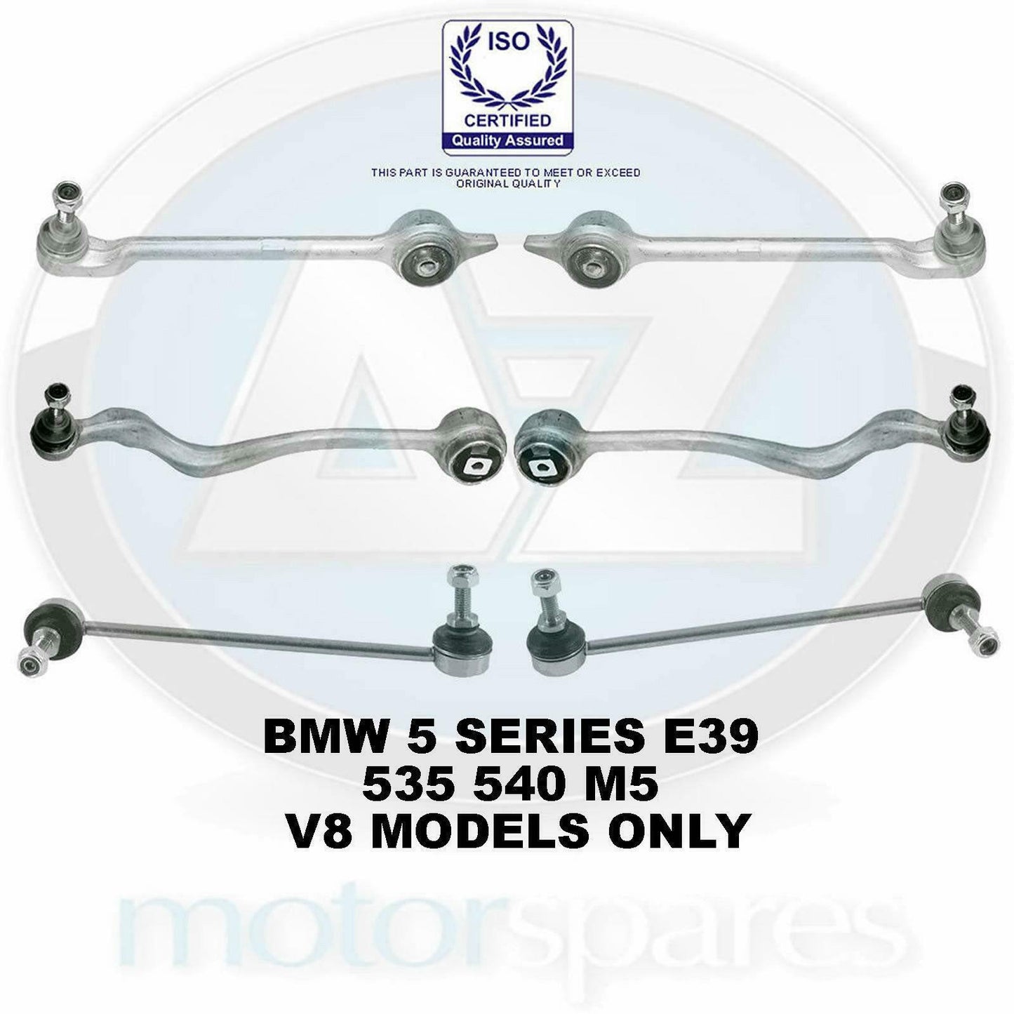 E39 535 540 M5 3.5 4.4 4.9 Front suspension wishbones track control arms links