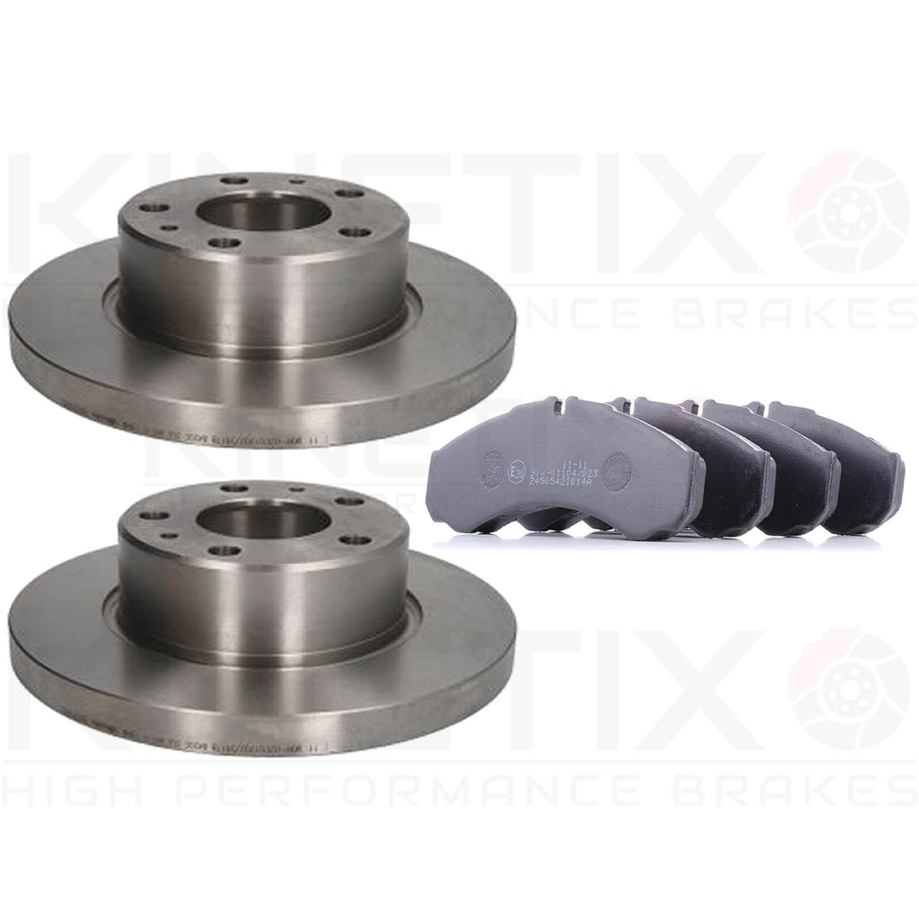 FOR IVECO DAILY 29 35 FRONT AXLE BRAKE DISCS PADS 99-06 SINGLE WHEEL MODEL 276mm
