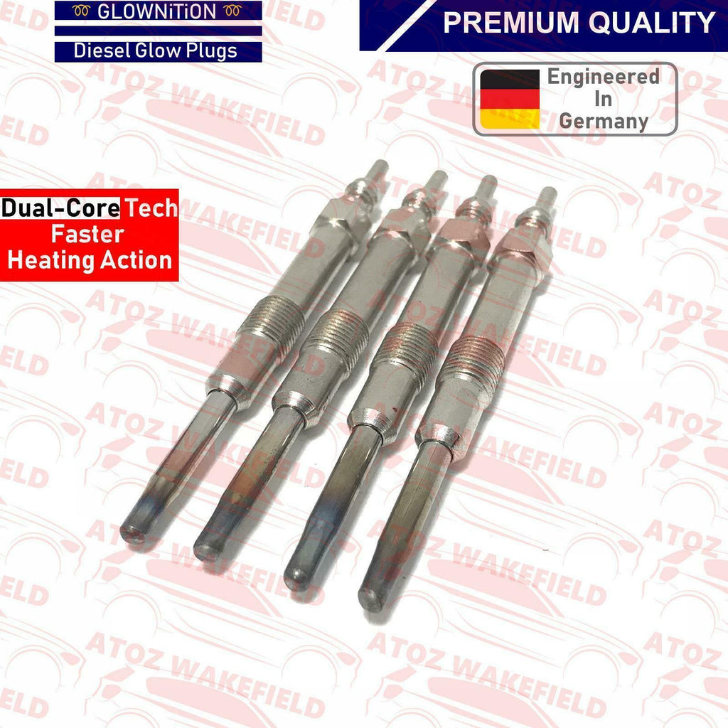 FOR ALFA ROMEO FIAT OPEL SAAB VAUXHALL 4 DIESEL GLOW PLUGS 55200817