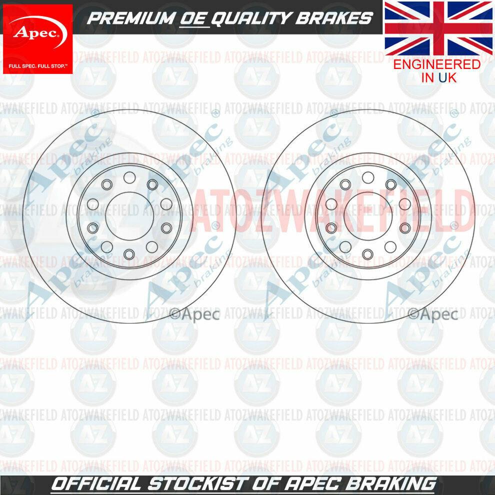 FOR ALFA ROMEO GIULIA 2015- FRONT PREMIUM APEC BRAKE DISCS PAIR 305mm 50532930