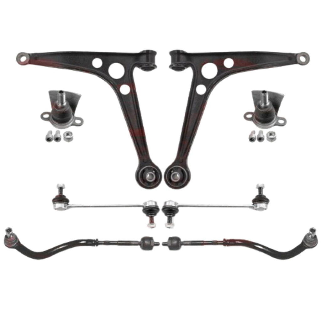 FOR SHARAN FRONT SUSPENSION WISHBONE CONTROL ARMS LINKS TIE TRACK ROD ENDS KIT