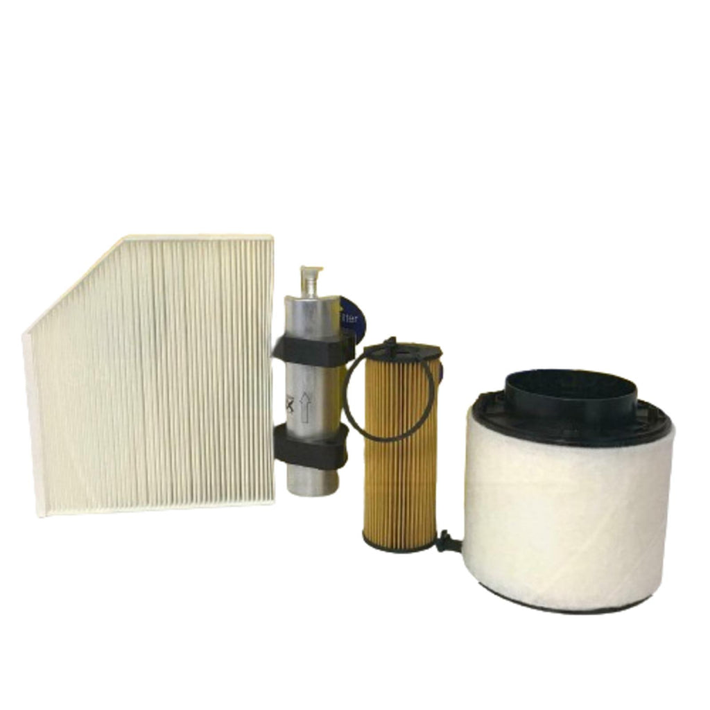 FOR AUDI A4 3.0 2.7 TDi OIL AIR POLLEN CABIN DIESEL FUEL FILTERS SERVICE KIT 07-